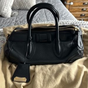 Burberry top handle purse